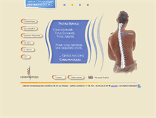 Tablet Screenshot of bretagne-chiropratique.com